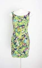 vestido zara feminino estampado