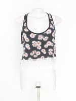 regata cropped urban & co feminina floral 