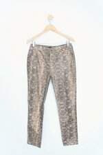 calça slim dimy feminina estampa animal print 