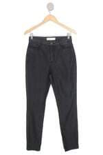 calça de sarja Hering feminina cinza