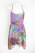 vestido marisa feminino estampado com barra mullet