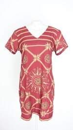 vestido nova d feminino estampado