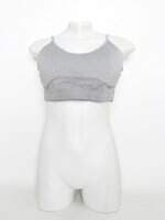 top esportivo primark feminino cinza com franzido