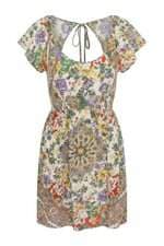 Vestido Warehouse feminino colorido 