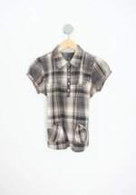 camisa feminina estampada