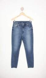 calça jeans lacoste feminina azul