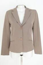 blazer Luigi Bertolli feminino marrom com forro