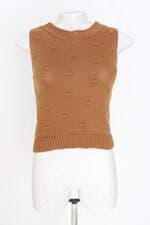 blusa de tricô feminina marrom