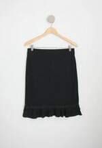 saia bobstore feminina preta com forro