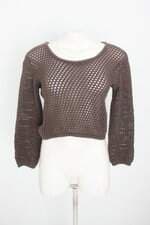 blusa de tricô daslu feminina marrom