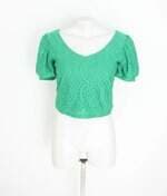 blusa autentique feminina verde com forro