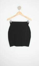 saia guess feminina preta