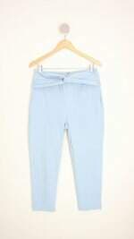 calça slim mixed feminina azul