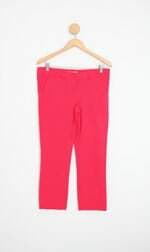 calça de tecido feminina rosa