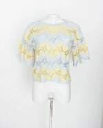 Blusa Zara feminina bicolor 