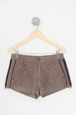 shorts animale feminino marrom