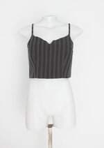 regata cropped manaca feminina preta