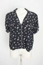 blusa de pijama abercrombie & fitch feminina estampada