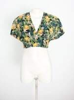 cropped C&A feminino estampado