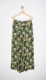 calça de tecido C&A feminina estampada