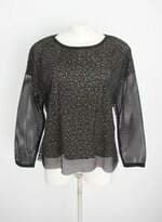 blusa market 33 feminina estampada com forro