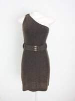 Vestido Banila B feminino dourado