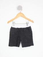 bermuda de moletom kids preta