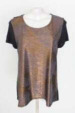 blusa dzarm feminina preta com recortes 