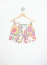 shorts feminino estampado