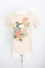 blusa C&A feminina bege com silk