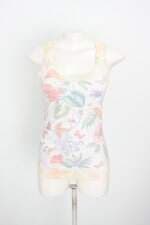 blusa triangulo feminina estampada