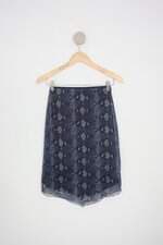 saia feminina estampada com forro