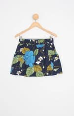 saia abercrombie & fitch feminina estampada com forro