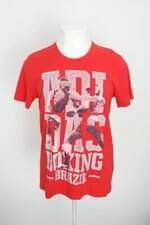 camiseta adidas masculina vermelha com silk