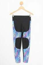 calça legging feminina preta estampada
