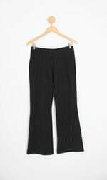 calça de tecido feminina preta