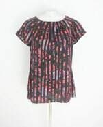 blusa forever 21 feminina estampada com pregas