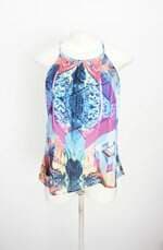 regata feminina estampada