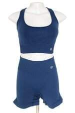 conjunto duas peças esportivo fit urban feminino azul