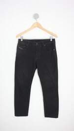 calça slim diesel feminina preta