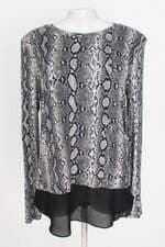 blusa Michael Kors feminina estampada com recortes