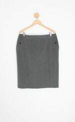 saia charter club feminina cinza