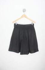 saia feminino preto