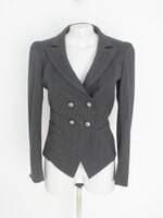 blazer miss sixty feminino cinza