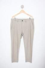 calça slim zara feminina bege