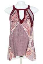 blusa Le Lis Blanc feminina estampada com barra mullet