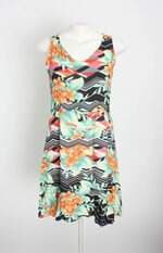 vestido ammalis feminino estampado