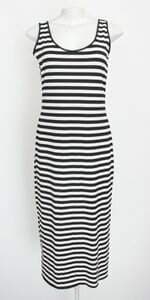 vestido Renner feminino listrado com fenda