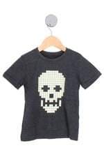 camiseta C&A kids cinza com silk