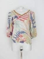 blusa renner feminina estampada com aplique